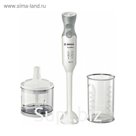Блендер Bosch MSM 66020, погружной, 600 Вт, 0.3/0.6 л, 12 скоростей, белый