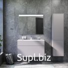 Inspire V2.0 100 BK50GD Серый матовый со смесителем для раковины и аксессуарами AM.PM