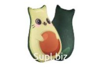 Игрушка-антистресс Авокадо-кот 20 см Артикул: МТ10011_вывод