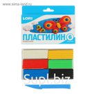 Пластилин 6 цветов 120 г, Lori «Классика»