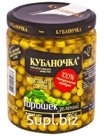Горошек зелёный Кубаночка мозговой 460гр ст/б в/с ГОСТ