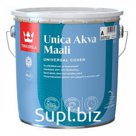 Краска для окон и дверей UNICA AKVA MAALI A полуглянцевая 9 л