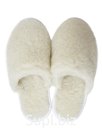 Тапочки домашние "Эконом" из овечьего меха на трикотажной основе.