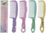 Classic Animal Hair Comb 207x52mm with an openwork plastic handle