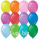 Воздушные шары, 100шт., М9/23см, MESHU, пастель, 12 цветов ассорти