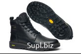 Мужские ботинки, черные, арт. 40203o62Ln. Верх: Натуральная кожа OLIATO. Низ: Резина, подошва Vibram. Подклад: Искусственный мех, мембрана SPOTEX
 Размеры:  40…