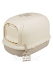 Туалет-домик для кошек STEFAN, большой (XL), 63х41х43, светло-коричневый, серый