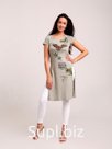 F58  Туника трикотажная (хаки) (46)