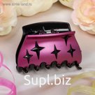 Краб для волос "Звезда" 9 см, микс