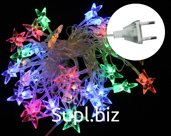 LED garland Tam Tam Stars 5.0m Number of lamps: 30 Lamp color: multicolor