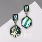 Серьги «Галиотис» абстракт