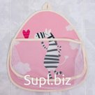 Сетка для хранения игрушек в ванной с петелькой «Зебра»