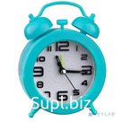 Perfeo Quartz часы-будильник &quot;PF-TC-015&quot;, круглые диам. 9,5 см, синие