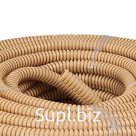 Гофротруба, ПВХ, лег. с пр.под светлое дерево- 16 мм (25), м