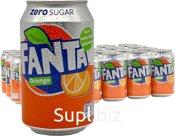 Напиток газированный «Fanta» Orange Zero, 24x0.33 л