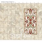 3D пол ПВХ "Мраморный узор" 1800х2057х4мм (11 штук)
