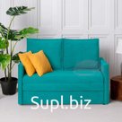 Диван – кровать «Бонн», механизм выкатной, велюр, цвет бирюзовый