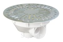 Донный слив BL 311с боковым отверстием ?  50 мм или 63 мм, на клей, под плёнку