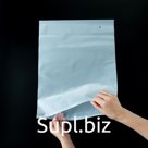 Пакеты Zip-lock с бегунком, 25*35 см, 100 мкм, матовый