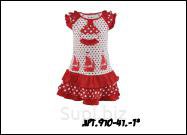Платье для девочки красный* Артикул: 910-41.-1*