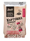 BRUTO Крафт Картошка рифленая 130г розовый перец 1/17 6м
