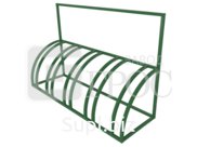 Велопарковка рекламная