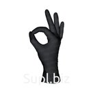 Перчатки mediOk нитриловые, черные (Black+), размер S, 100 шт. MIO Nails