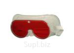 Очки 52800 пластиковые защитные КРАСНЫЕ HF103-2 (200)Дер Мастер
