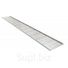 Hyperline CDV-150x9-47U-RAL7035 Перфорированный вертикальный кабельный организатор-лоток 150х9 мм, высотой 2090 мм, для шкафа серии TTR, TTB, для шкафа высотой 47U, серый