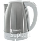 Чайник электрический Gelberk GL-450, 1,8л, 1500Вт, нержавеющая сталь, белый