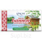 LINOM Туалетное мыло Банное "С березовым дегтем", 140гр (флоу-пак) (6225)