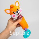 Игрушка - пищалка с прорезывателем «Лисёнок»