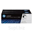 Картридж лазерный HP (CB436AF) LaserJet P1505/M1120/M1522, №36А, КОМПЛЕКТ 2 шт., оригинальный, ресурс 2×2000 страниц