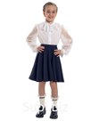 Школьная юбка-шорты для девочки О76454