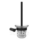 Настенный ерш для унитаза Raiber Premium, Graceful, RPB-80009, матовый черный