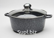 Кастрюля 2 л с крышкой ЛИТЫЕ РУЧКИ; Артикул: 1029