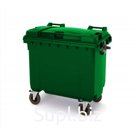 Передвижной мусорный контейнер 770л зелёный
