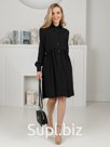Платье с завышенной талией WE ARE FAMILY черный. Артикул: АРК006-2021-103