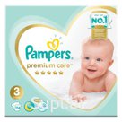 Подгузники, 114 шт., PAMPERS (Памперс) «Premium Care», размер 3 (6-10 кг)