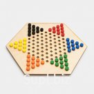 Настольная развивающая игра, головоломка "Уголки", 37 х 33.5 х 0.3 см