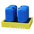 Поддон-лоток BB100 для локализации и сбора утечек технических жидкостей при хранении, транспортировке и обслуживании различных емкостей. Полностью соответствуе…