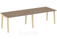Стол для переговоров (2 столешницы), цвет дуб аризона
