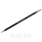 Карандаш ч/г Faber-Castell "Castell 9000" B, с ластиком, заточен.