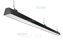 Светильник Ритейл 40W-5000Lm 5000-5500К Опал IP40 с БАП (vsesv) на 1 час Черный