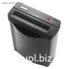 Шредер Rexel Alpha S (Р-1), ленты 7.25мм, 5 листов одн, 10л, скрепки, скобы, пл.карты