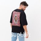 Футболка мужская KAFTAN Russian style, размер 54, чёрная