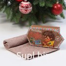 Полотенце махровое Этель "Новогодняя посылка" 30х30 см, 100% хл, 340 г/м2