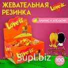 Жевательная резинка Love is «Ананас и апельсин», 4,2 г