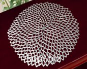Openwork table napkin Size: 38 cm PVC