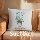 Наволочка декоративная «Этель» Eucalyptus (вид 2), 48×48 см, хлопок 100%